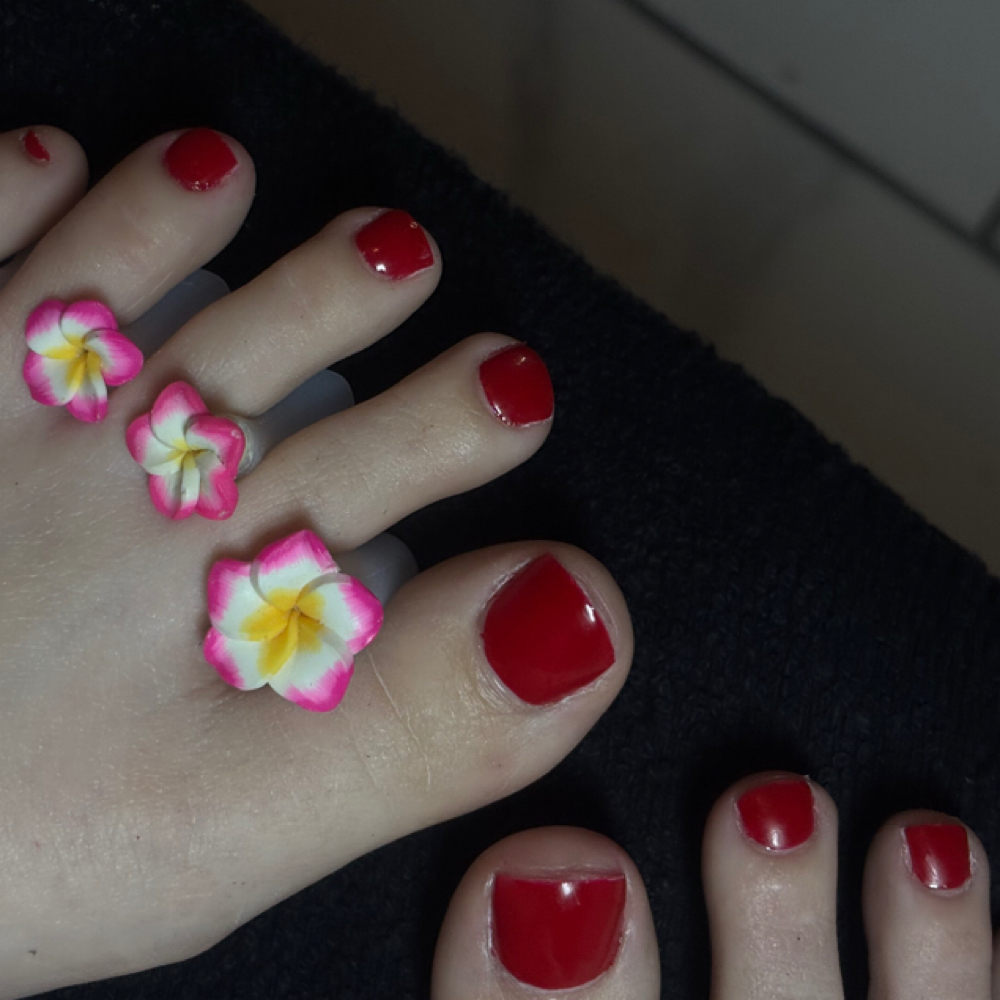 gel pedicure at Nailedbypaige in mulberry, FL