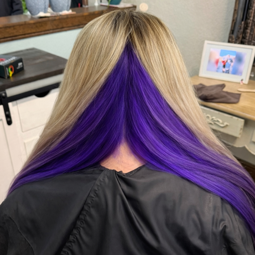 Peekaboo W/ Bleach Lift at Brittany Armstrong Hair Co in Weatherford, TX