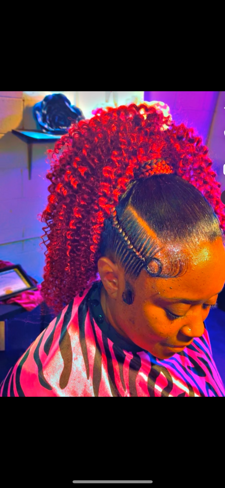 Extendo Ponytail W/stitch at CieraTheStylist in Alton, IL