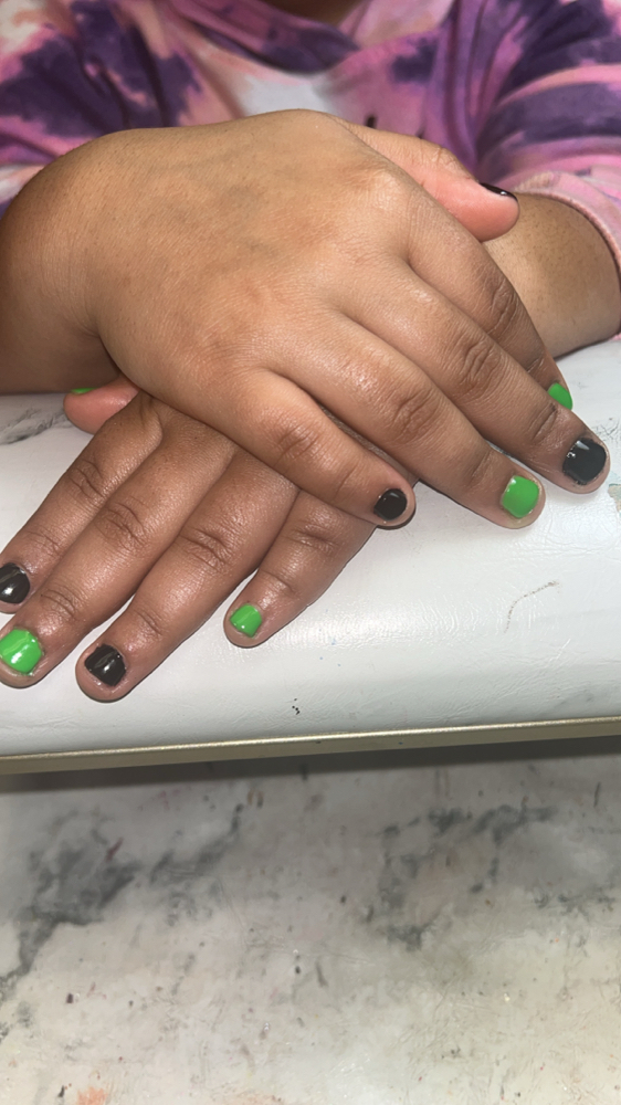 Kids Gel Polish On Hands at PrettyP Nailz in Sandusky, OH