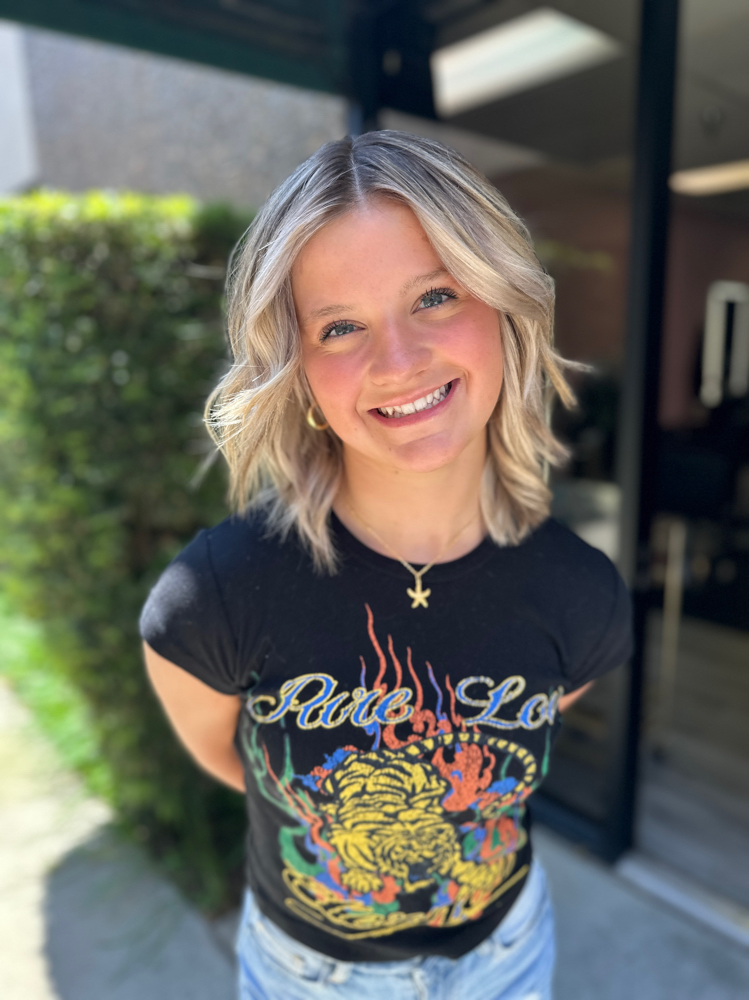 Blonde Balayage On Shorter Hair