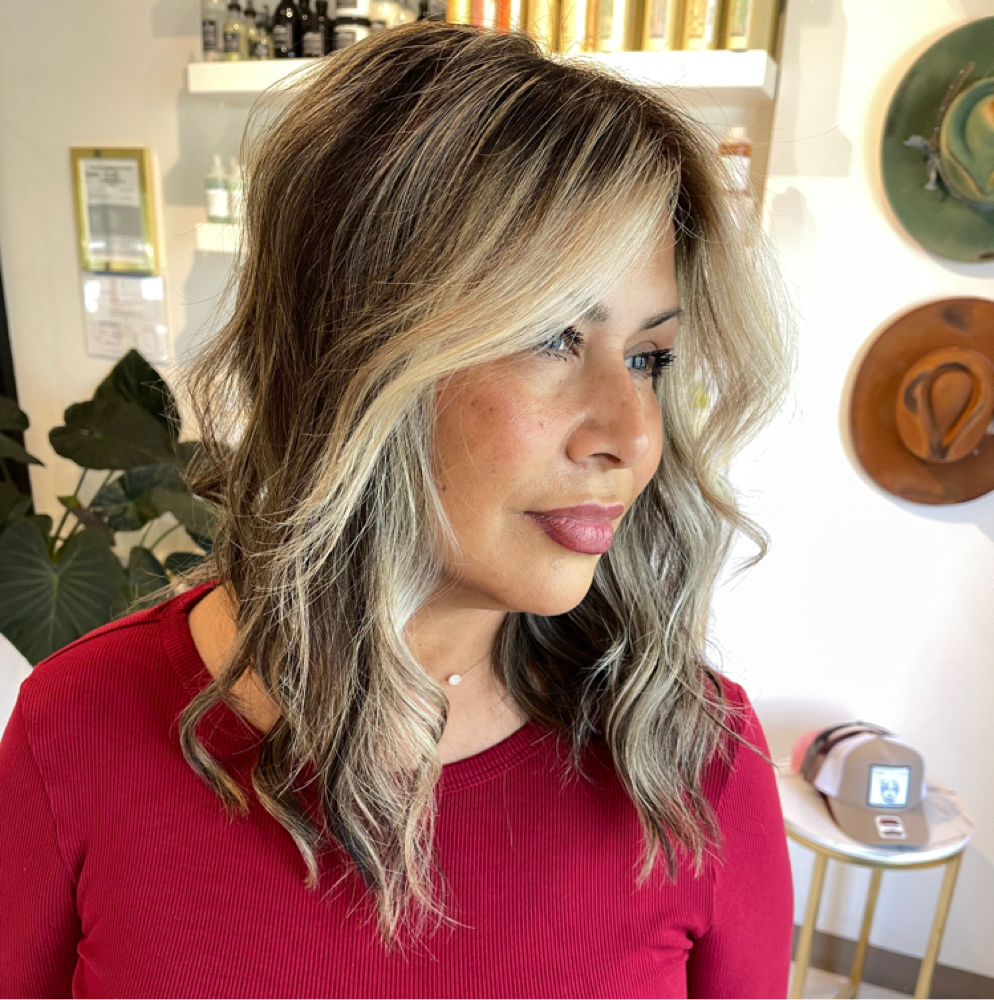 Add On Hand Tied Extension Row at Stephanie Harrison  Aurora Salon in Westlake Village, CA