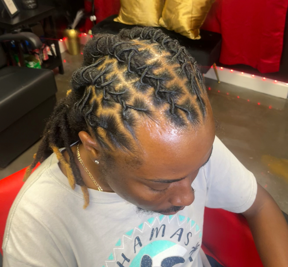 100-130 Loc Retwist & Style