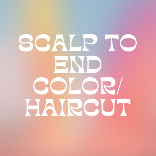 Scalp To End Color/ Haircut
