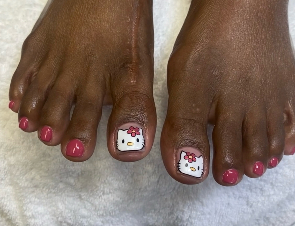 Semi-dry Spa Pedi ( Advanced Art)