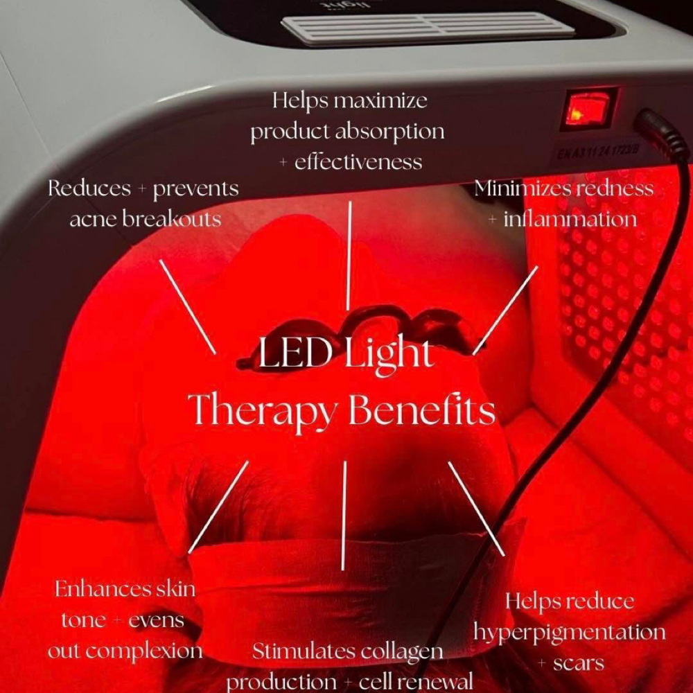 Facial Red Light Therapy - ADD ON at The Beauty Lounge in Lisbon, ND