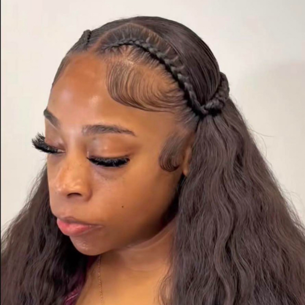 Luxury Quick Weave+Hair Included at Afrokreyol braiding salon in Plantation, FL