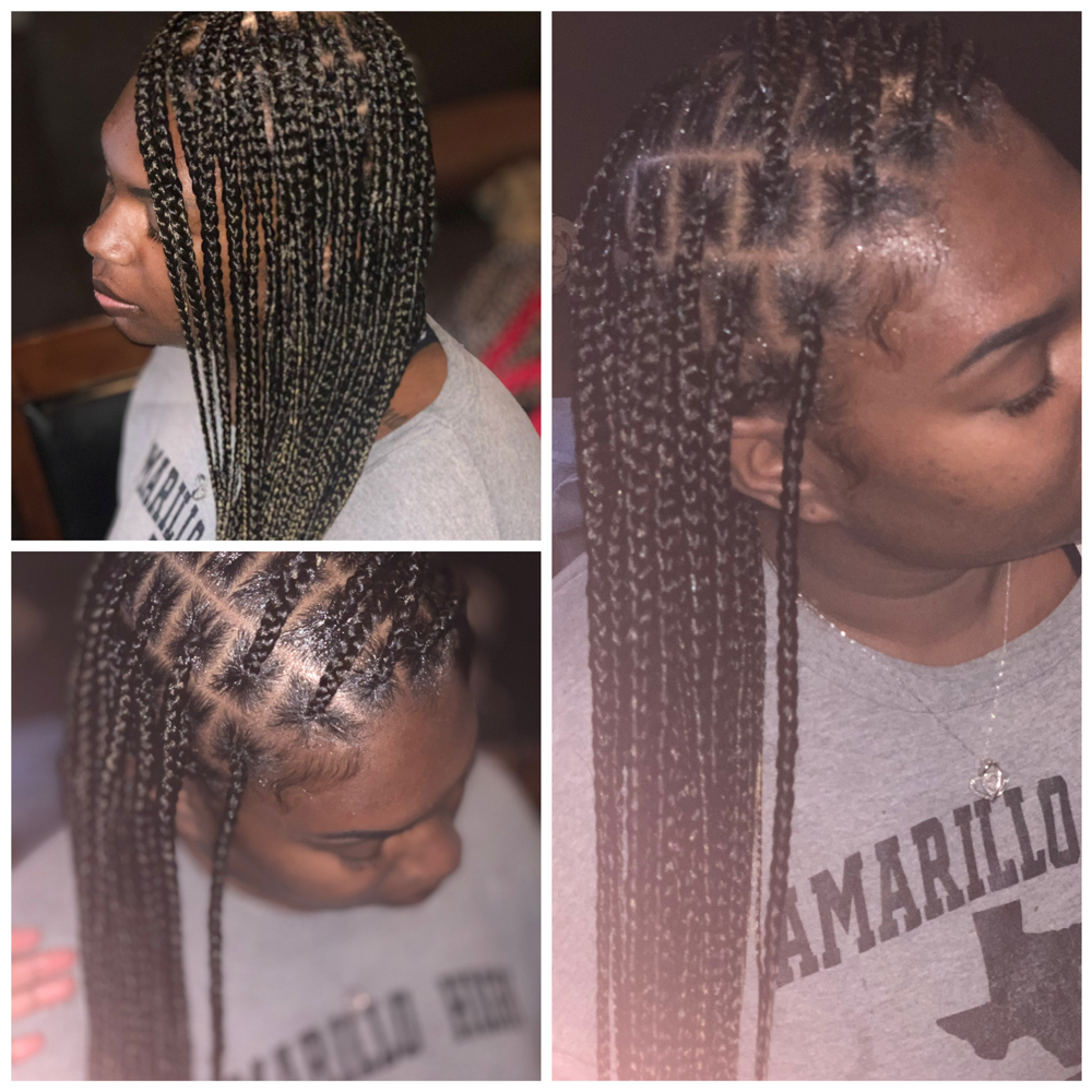 Knotless Box Braids Med
