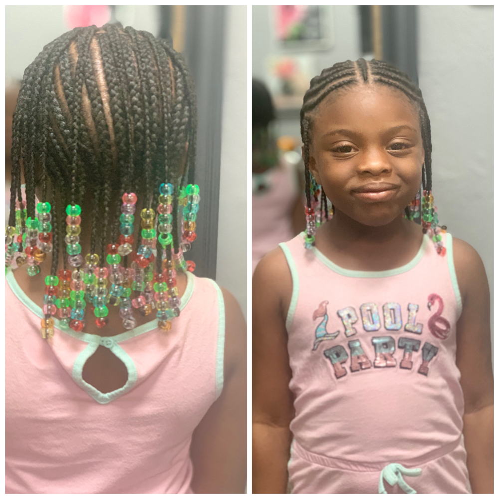 Kids Tribal Braids W/ Beads