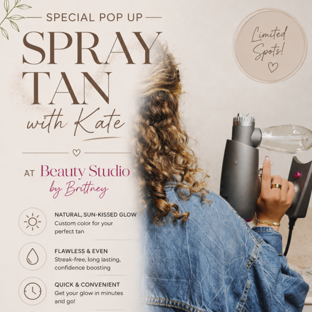 Spray Tan POP Up 5/28 at Beauty Studio by Brittney in Frederick, MD
