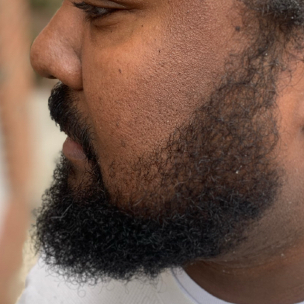 Men's Hairline/Beard Cleanup at Glamour Touch by Che' in Durham, NC