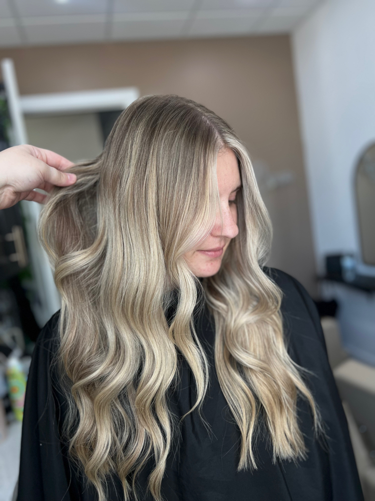 Toner/Gloss With Blowout