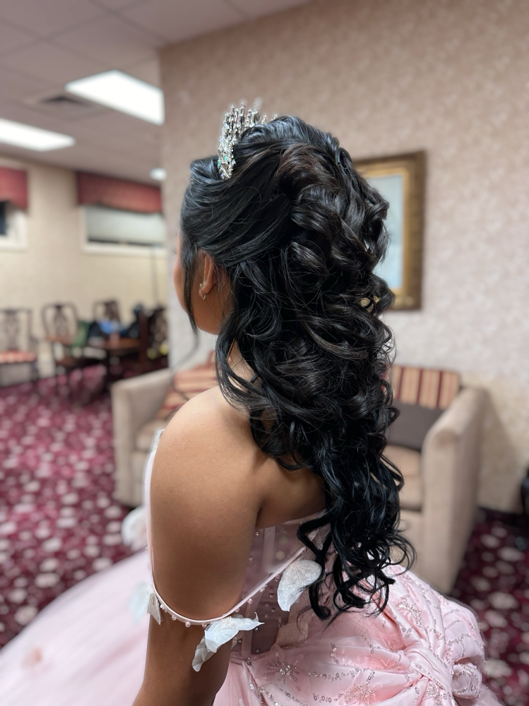 Quinceañera Updo