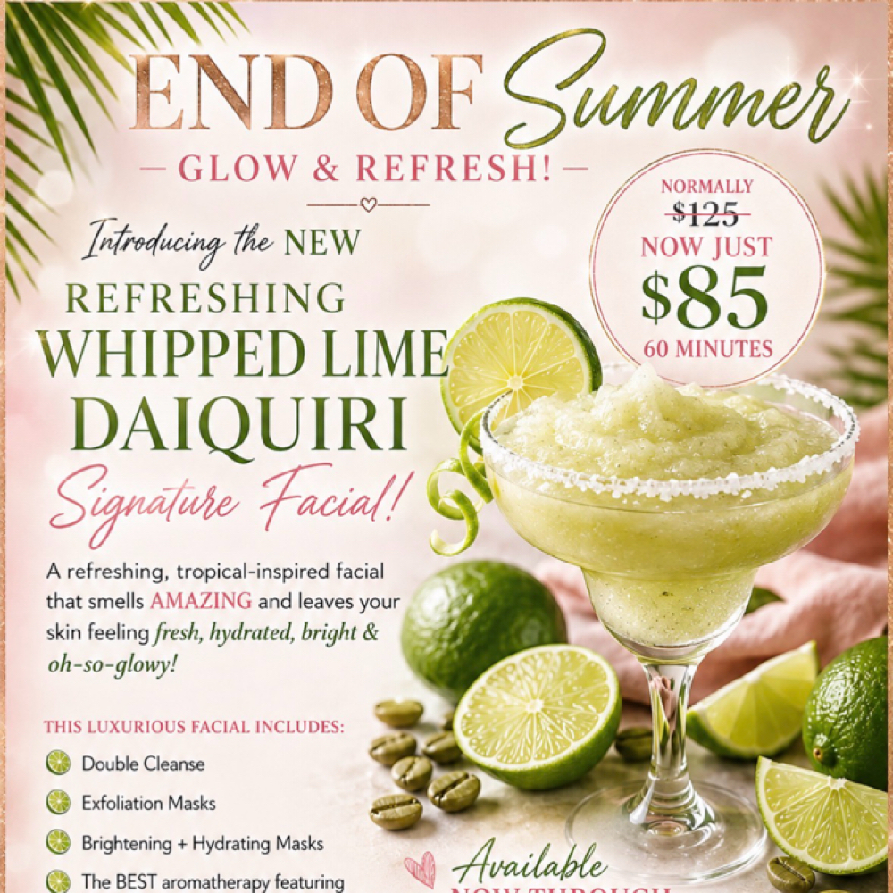 Whipped Lime Daiquiri Facial at The Skin Therapist Esthetics & Waxing-Kayla Spencer in Union City, TN
