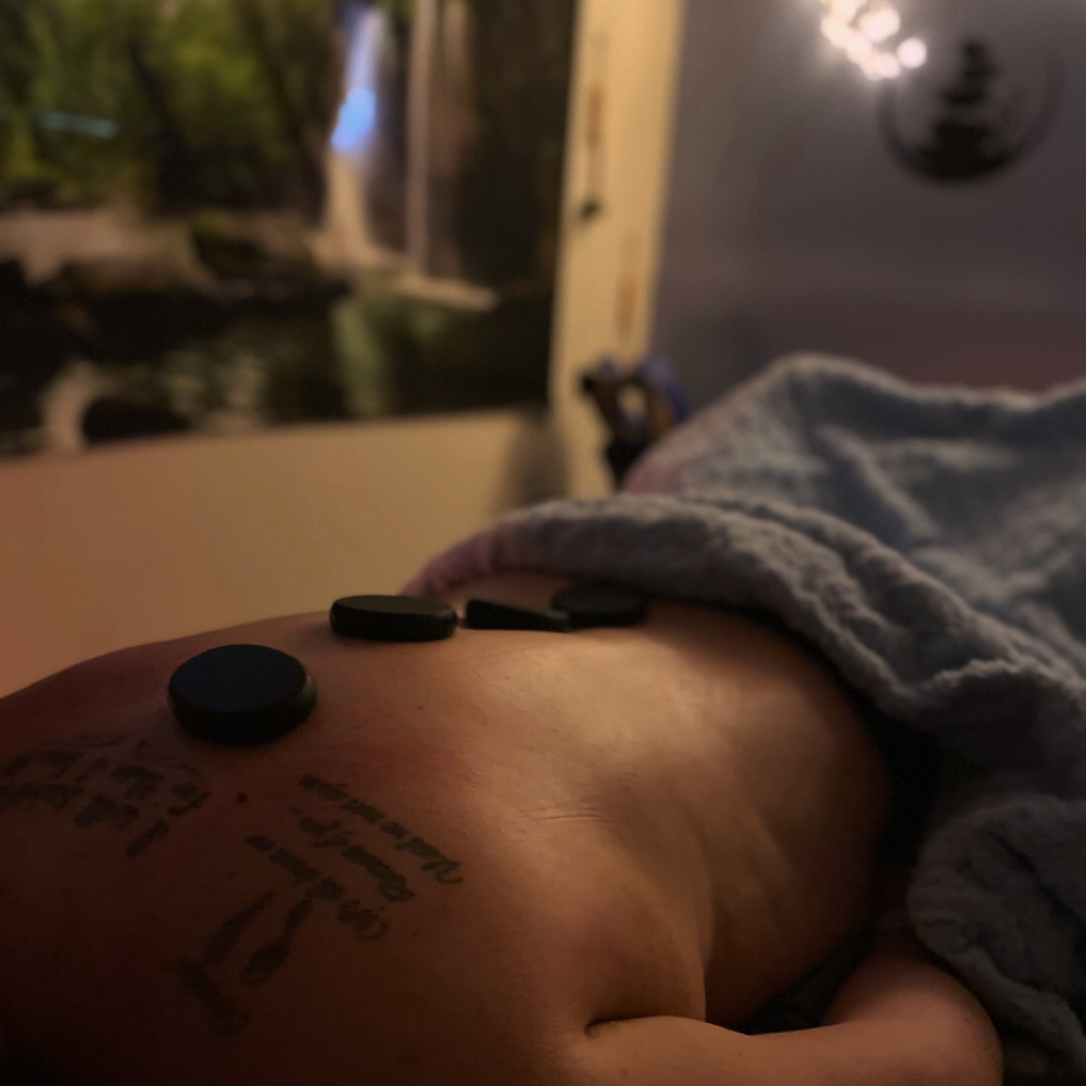 90 Min Hot~stone Massage at Joni’s stretching massages in Sidney, OH