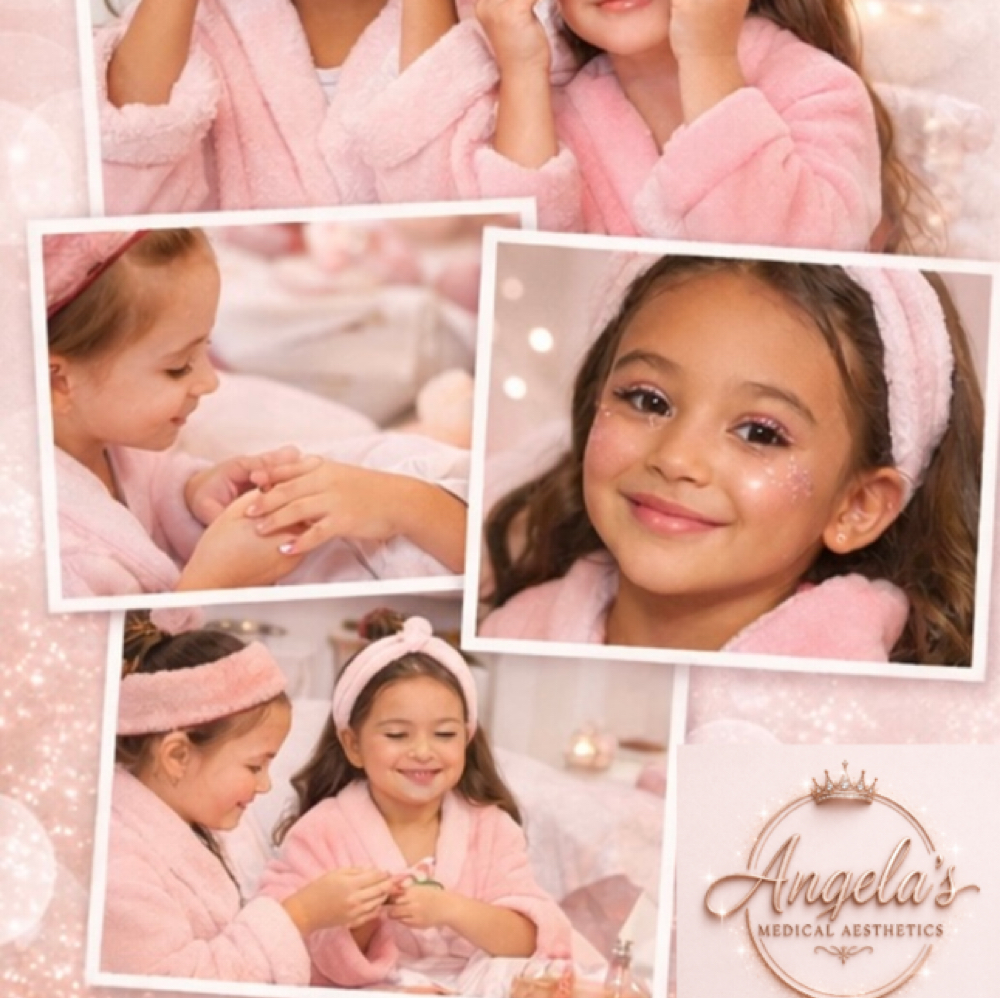 Lil Faces spa Party at Angela’s Medical Aesthetics in Rockwall, TX