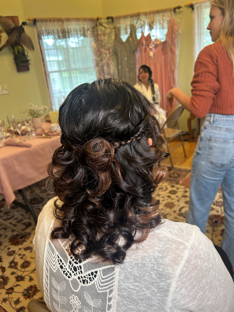 Half Up Half Down