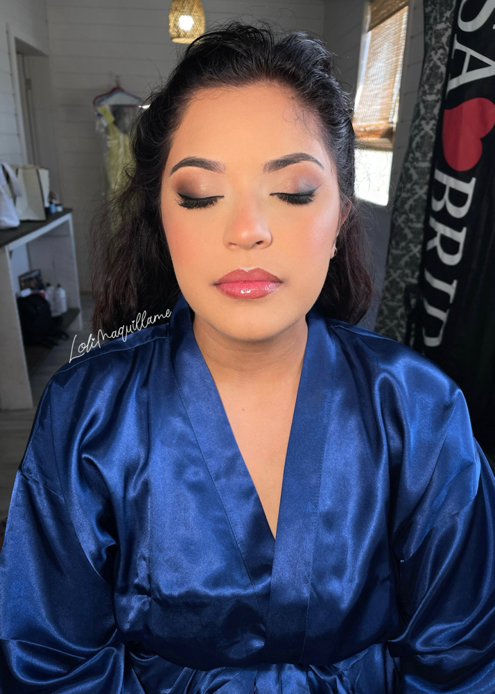 Bridal Party Glam Makeup