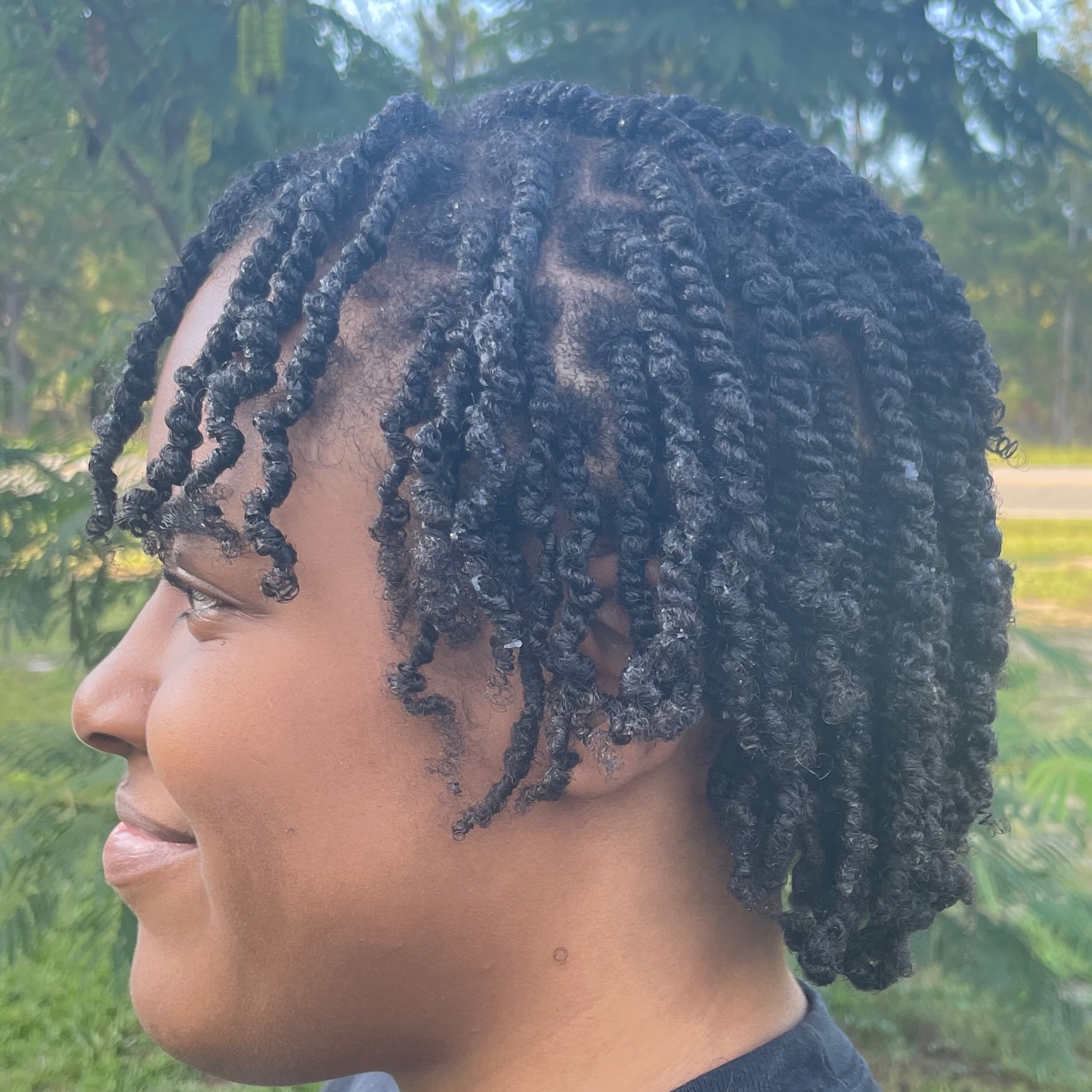 Traditional Loc Installation at Kaleb's Krown Microloc Studio in Fayetteville, NC