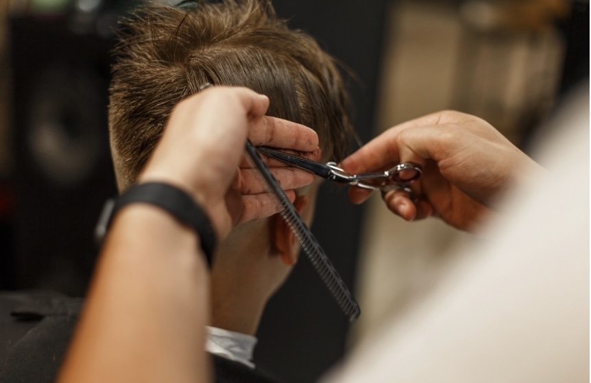 Men’s Haircut at Amy Vermont - The Cutting Room in Republic, MO
