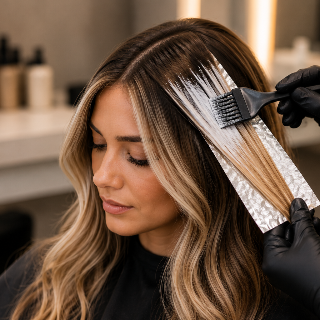 Highlights HalfHead at Natural Hair Center in Aventura, FL