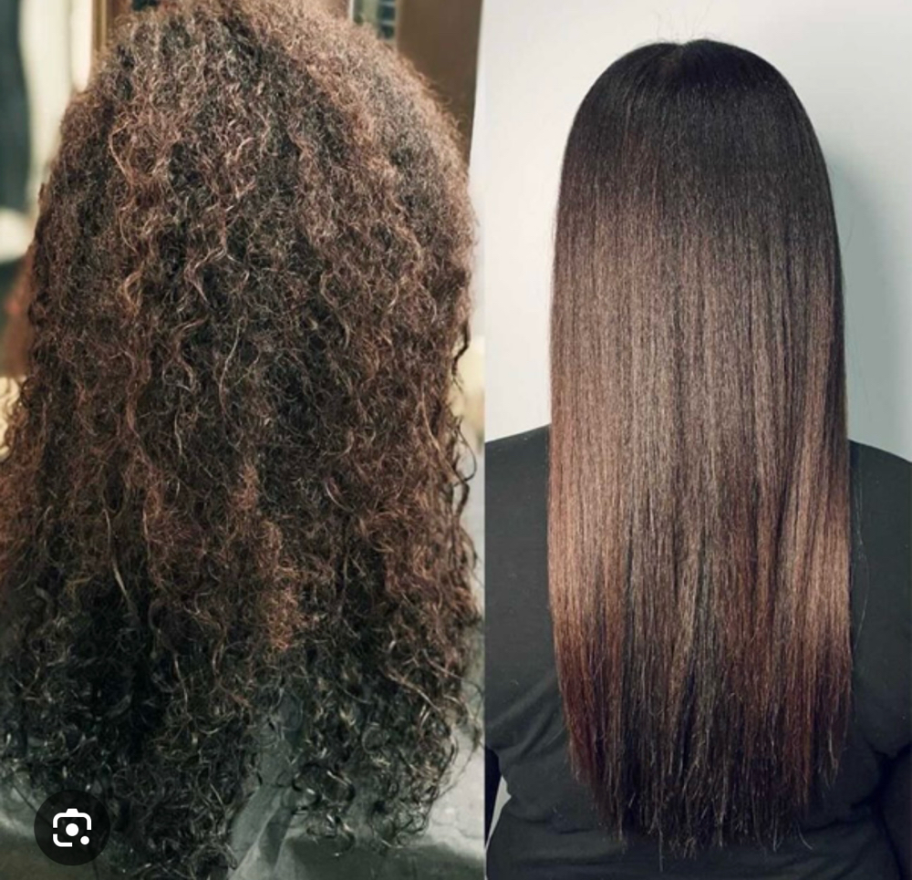 Silk Press (for Very Curly Hair)