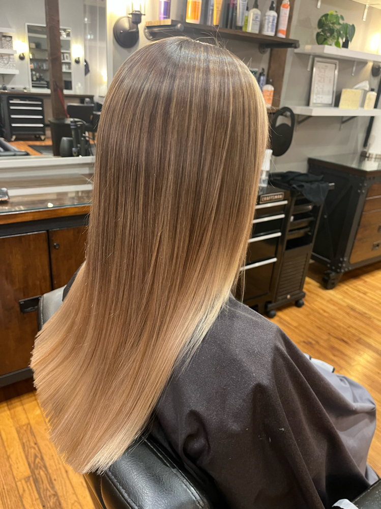Partial speciality blonding