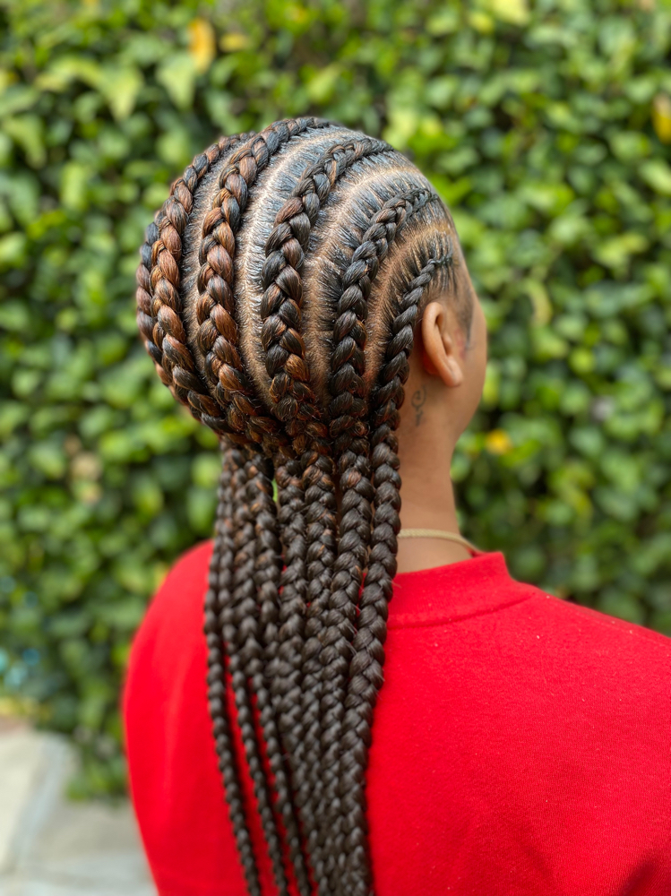 5-8 Feedins Cornrows