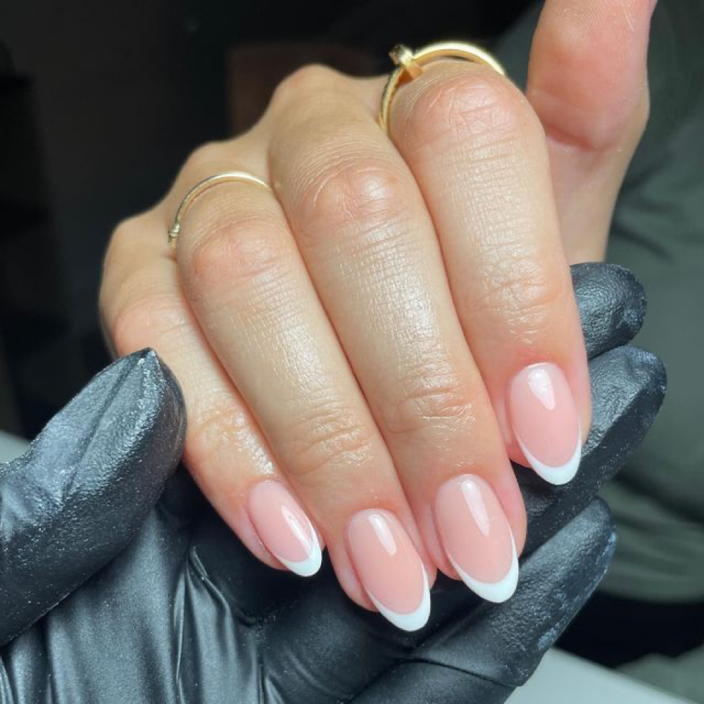 French Tips at Clawed By Kat in Kingsport, TN