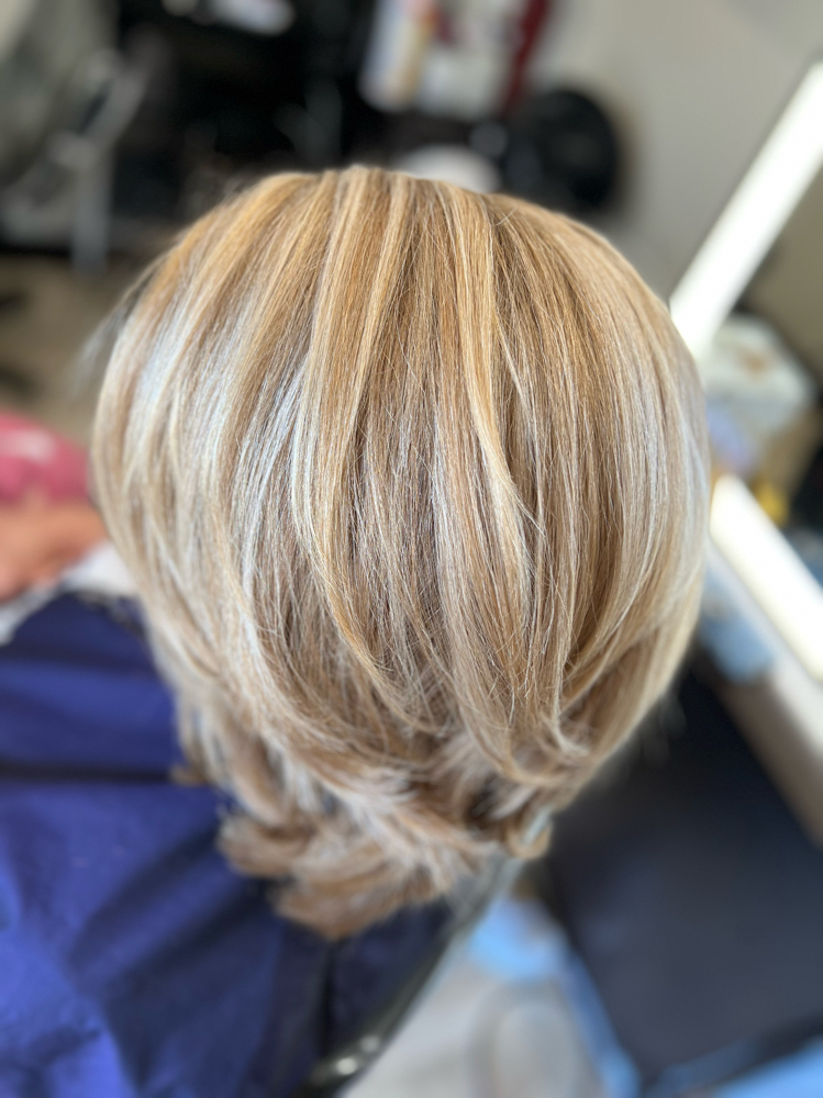 Half Head Highlight/cut