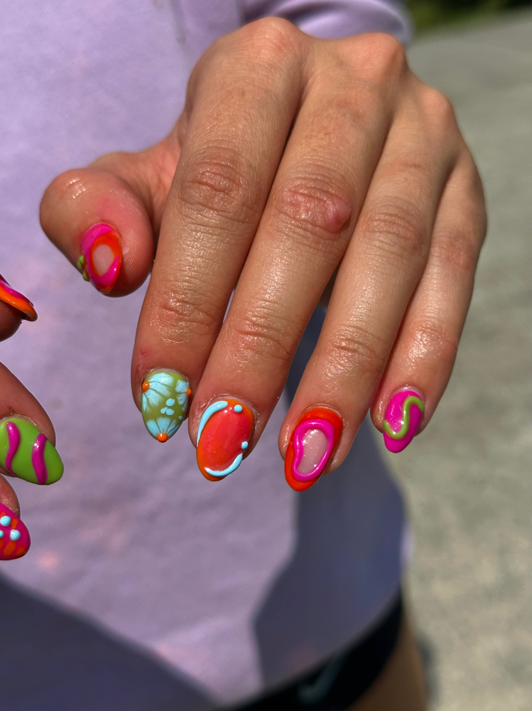 structure gel full set w/ extension