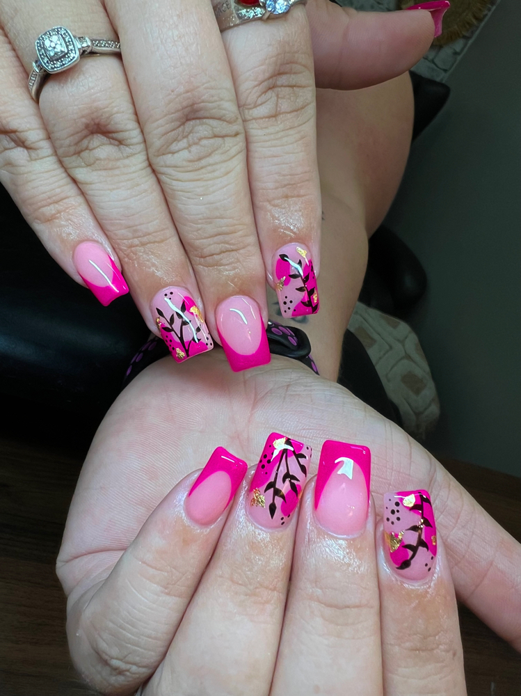 Hard Gel Full Set W/added Length