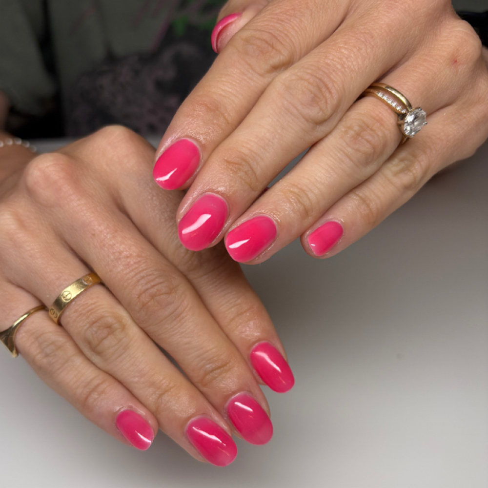 Builder Gel Mani, Solid Color at Cute Claws Nails in Chesterton, IN