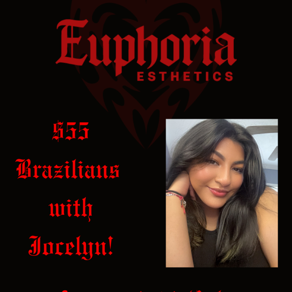 $55 August Brazilians JOCELYN ONLY at Euphoria Esthetics in Silver Spring, MD