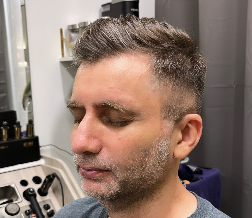 Mens Gray Blending