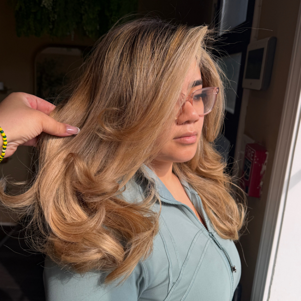 Signature Bouncy Blowout at The Glam Factory in Somerville, MA