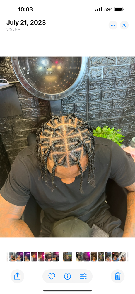 Medium Twist (Real Hair/ No Weave)