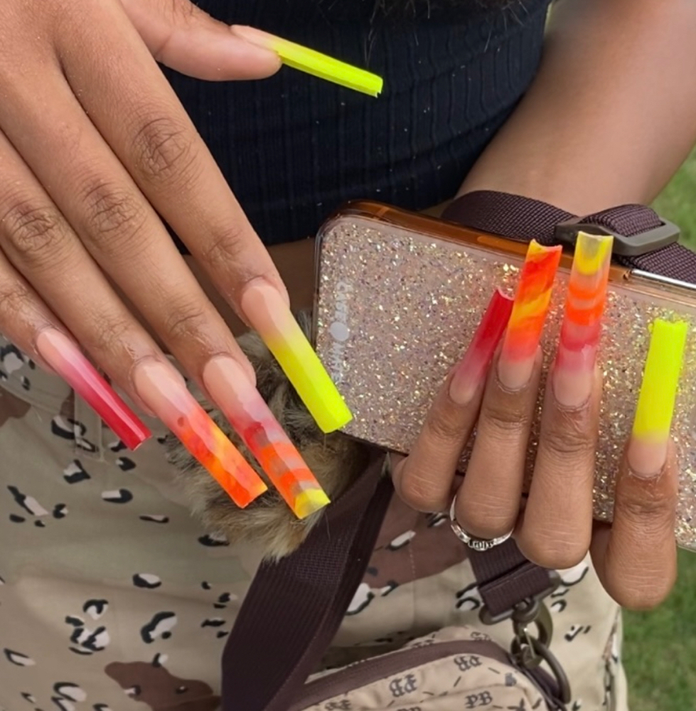 3X-LONG Acrylic Fullset