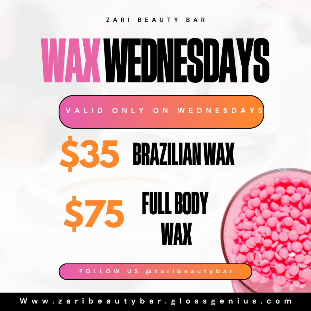 FULL BODY WAX { WEDNESDAY ONLY}