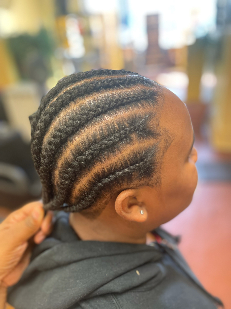 Straight Backs Cornrows
