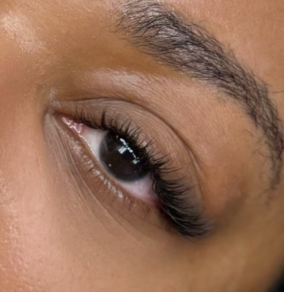 «Wet» lash extensions