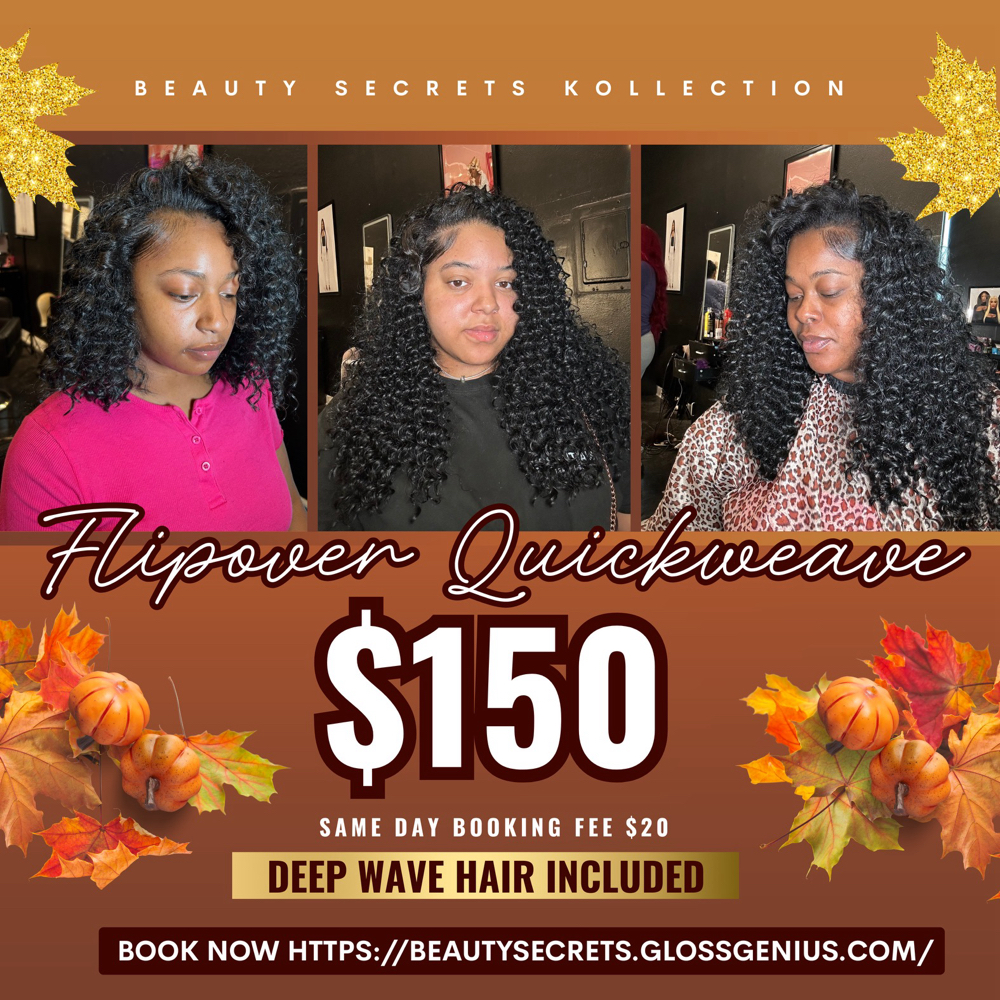 Flip Over Quick Weave W/ Deep Wave