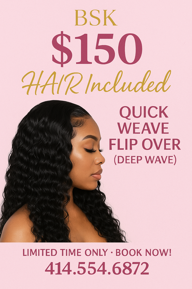 Flip Over Quick Weave W/ Deep Wave