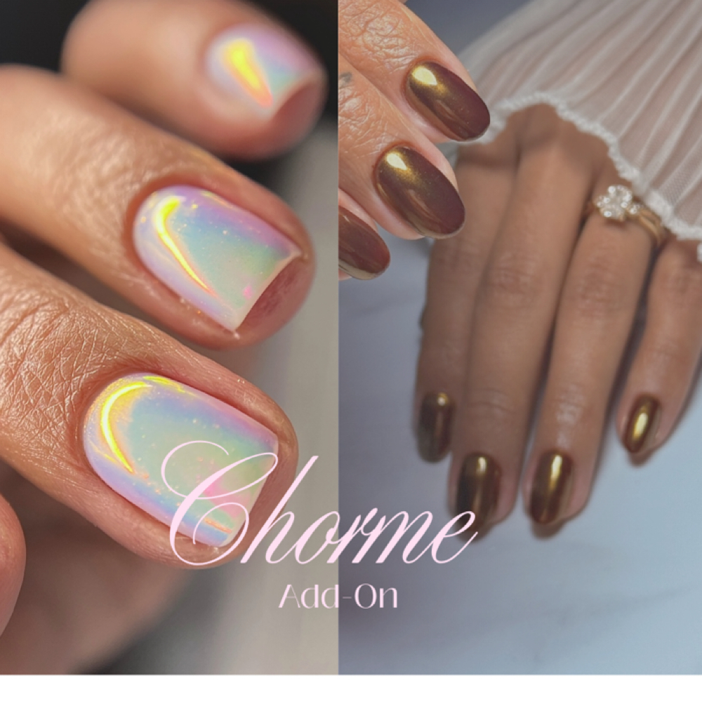 Chrome Add-on at IGHO manicure studio in Minot, ND