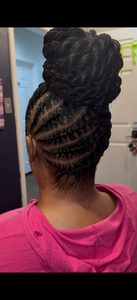 Braid Updo/ Twist Updo