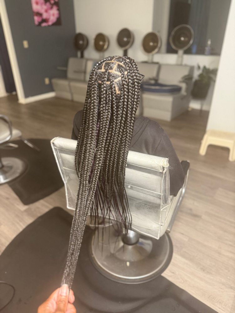 ✨Knotless Braids at Thema411 in Columbus, GA