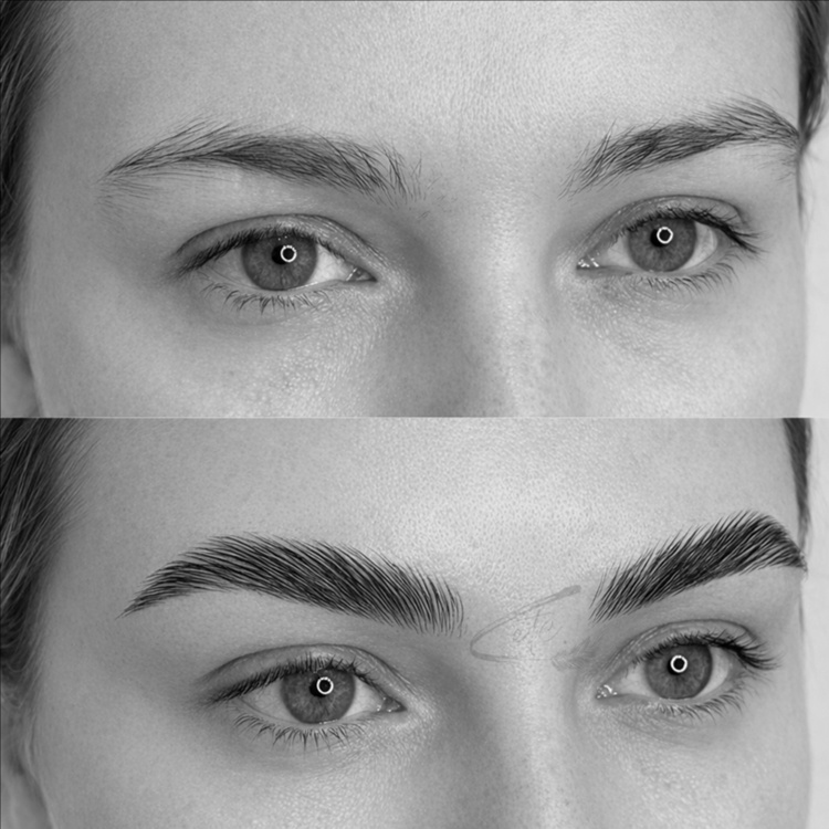 Brow Lamination at lashes, etc. beauty bar in Dallas, TX