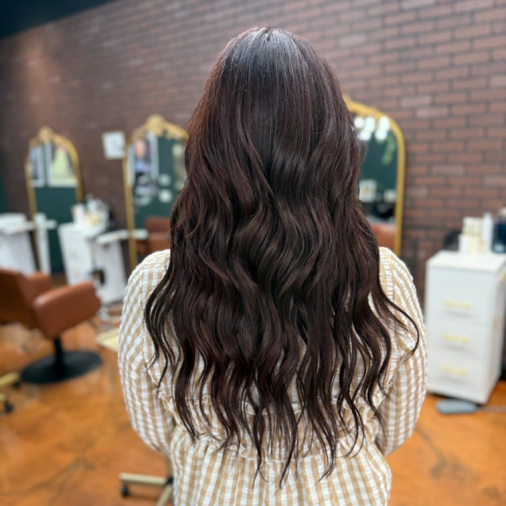 Custom Extension Installation at The Salty Suite Salon in Lakeland, FL