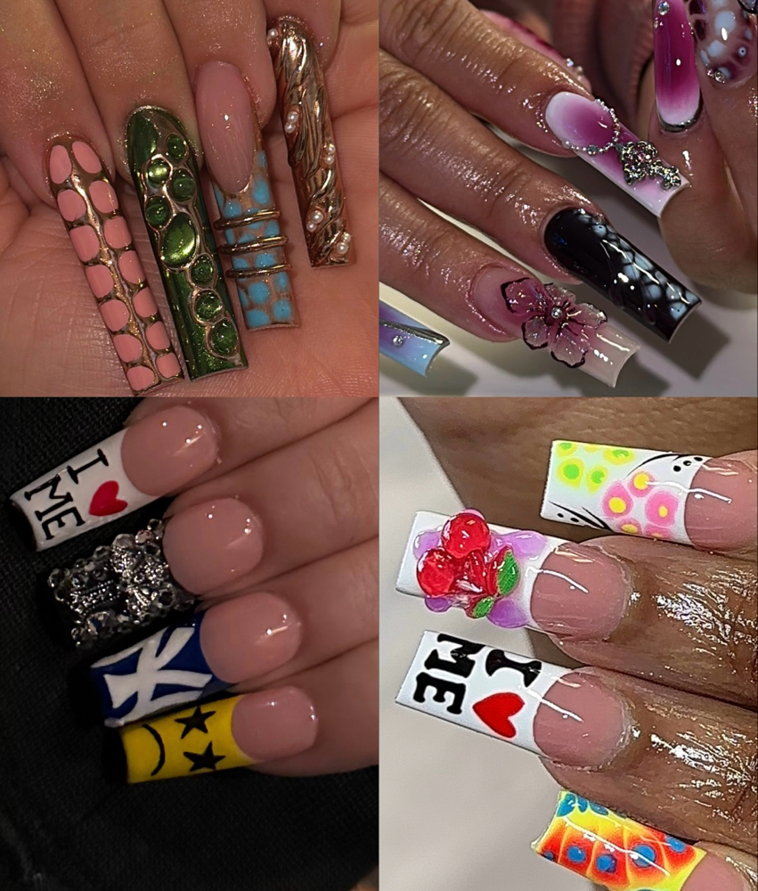 Advanced Full Set at ICYBNAILZ in Pinole, CA