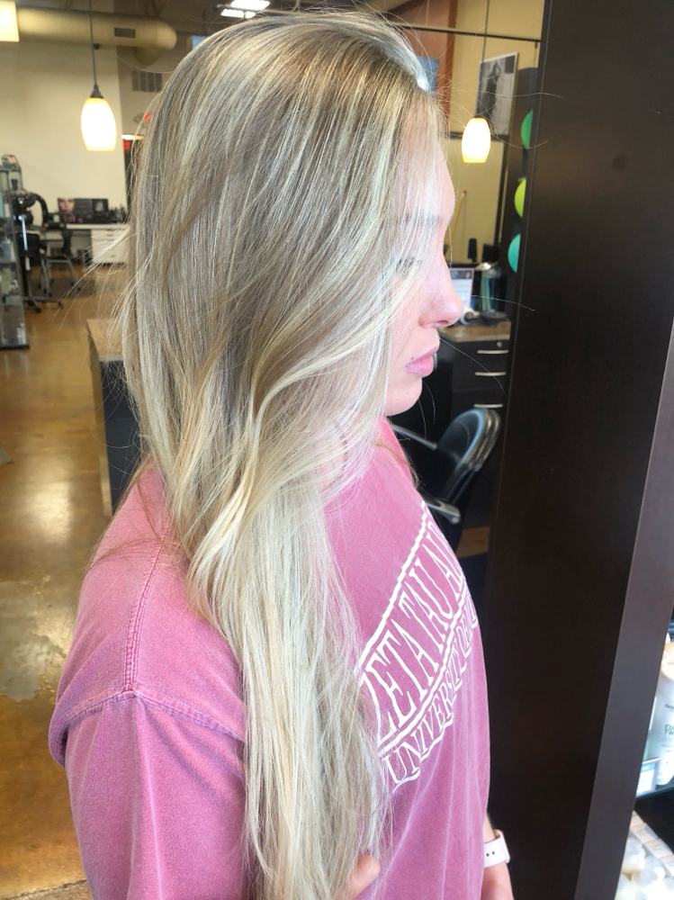 Balayage and highlights